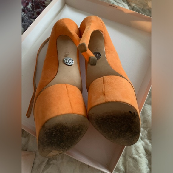 OLCAY GULSEN Orange Pumps 39 - Picture 3 of 7
